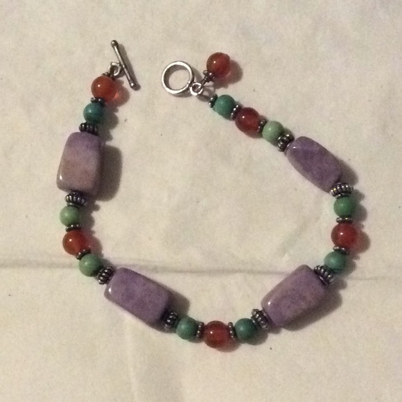 Turquoise Multi Stone Bracelet - Picture 4 of 6